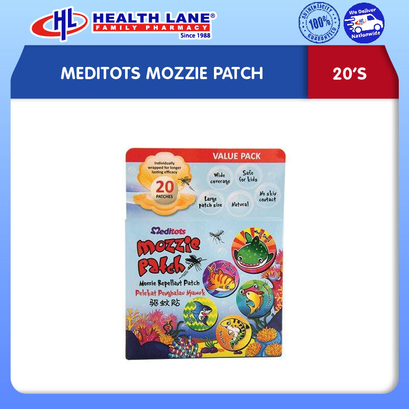 MEDITOTS MOZZIE PATCH (20'S)
